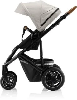 Britax Römer 2023 SMILE III Pure Beige Inkl. Babywanne Space Black -Britax Römer 58471 6 23113 3