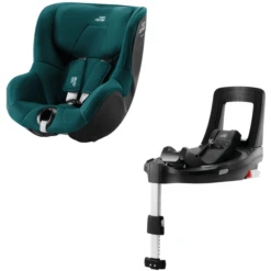 Britax Römer Kindersitz Dualfix 3 I-Size Atlantic Green Inklusive Flex Base ISENSE