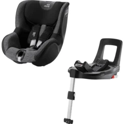 Britax Römer Kindersitz Dualfix 3 I-Size Graphite Marble Inklusive Flex Base 5Z