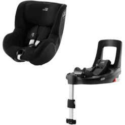 Britax Römer Kindersitz Dualfix 3 I-Size Space Black Inklusive Flex Base ISENSE