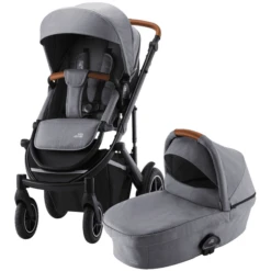 Britax Römer Kombikinderwagen Smile III Frost Grey Inklusive Babywanne Frost Grey